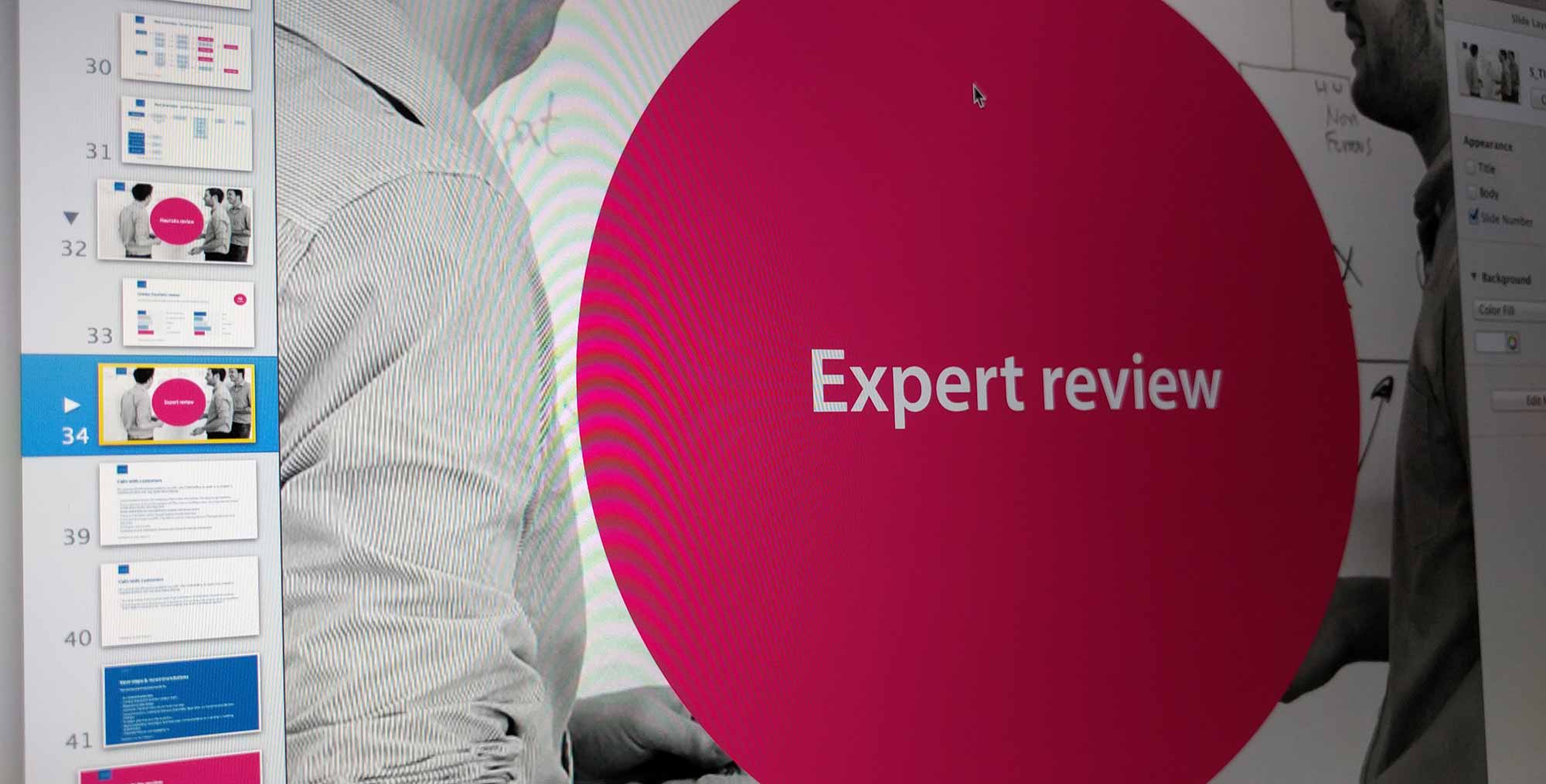 Expert review slides